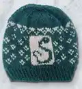 Slytherin Knit Hat Pattern step 3 - details and accessories