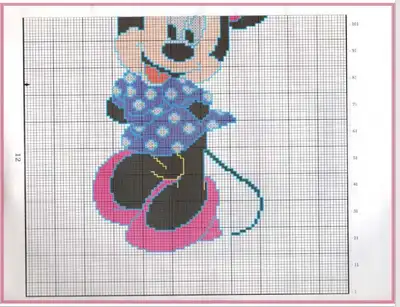 Mickey & Minnie Afghans Pattern step 4 - final assembly and finishing