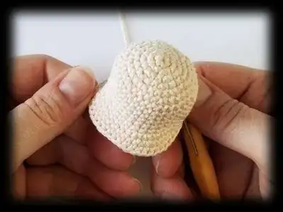 Mini Baby Doll Amigurumi Pattern step 3 - details and accessories