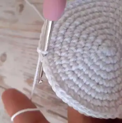 Nieves Amigurumi Pattern step 2 - assembly progress