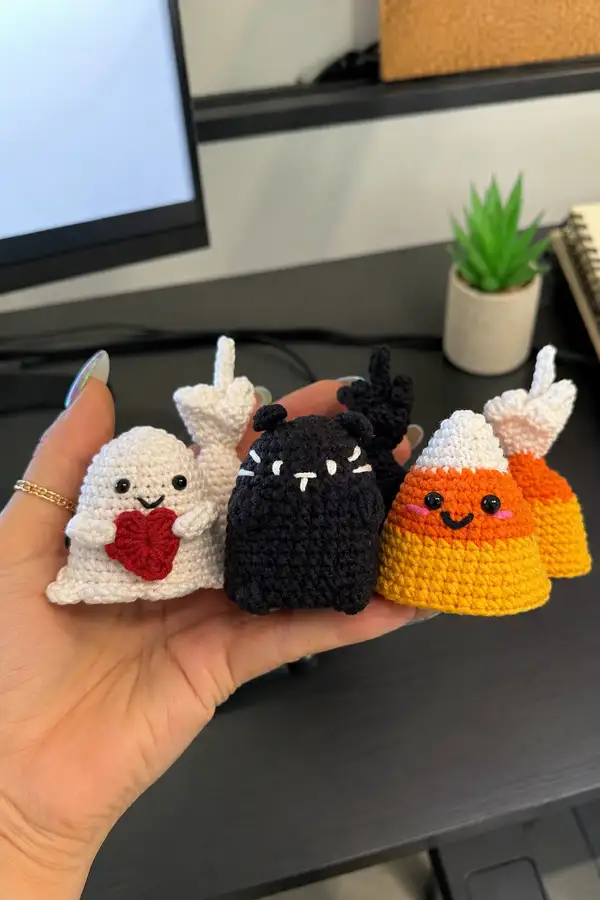 3 in 1 Funny Halloween Amigurumi Pattern