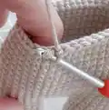 Opale the Little Fawn Amigurumi Pattern step 2 - assembly progress