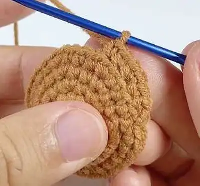 Crochet Sunflower Pattern step 3 - details and accessories