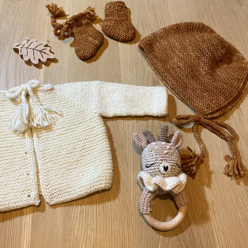 Free crochet pattern: Biscuit (mini) set Pattern - Intermediate level tutorial