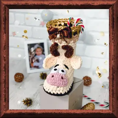 Crazy deer Amigurumi Pattern step 2 - assembly progress