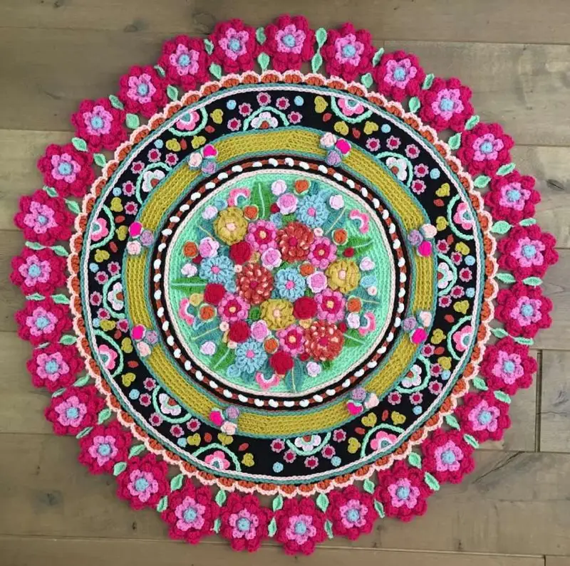 Free crochet pattern: The Garden of Joy Pattern - Advanced level tutorial