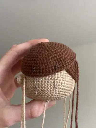 Alice, the Doll Amigurumi Pattern step 4 - final assembly and finishing