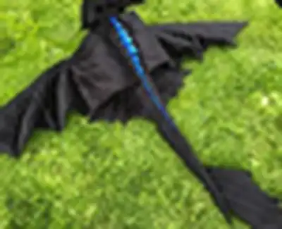 Toothless Plush Pattern step 2 - assembly progress