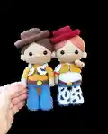 Jessy and Woody The Toy Story Amigurumi Pattern step 3 - details and accessories