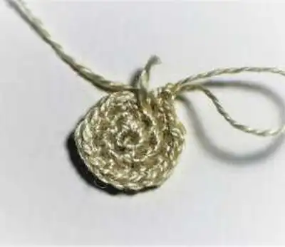 Forget-Me-Not Fairy Amigurumi Pattern step 2 - assembly progress