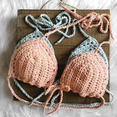 The moonlit bralette Pattern step 1 - construction progress