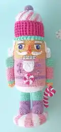 The Nutcracker Amigurumi Pattern step 1 - construction progress