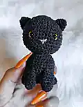 Adorable Kitten Amigurumi Pattern step 3 - details and accessories