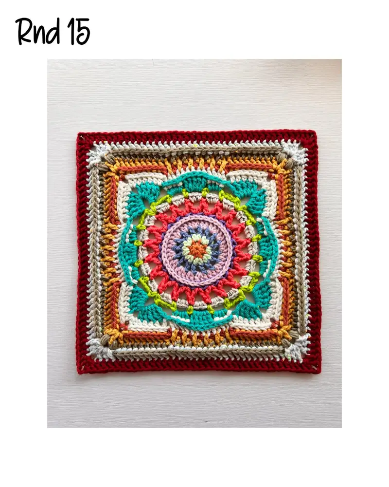 Free Intermediate crochet pattern: Pinwheel Square Pattern - Easy to follow tutorial