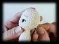 Mini Baby Doll Amigurumi Pattern step 3 - details and accessories