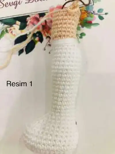 Doll Aybuke Amigurumi Pattern step 2 - assembly progress
