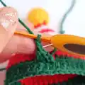 Christmas Hats for Mini Penguins Amigurumi Pattern step 4 - final assembly and finishing