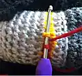 Harry Potter Amigurumi Pattern step 2 - assembly progress