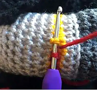 Harry Potter Amigurumi Pattern step 2 - assembly progress