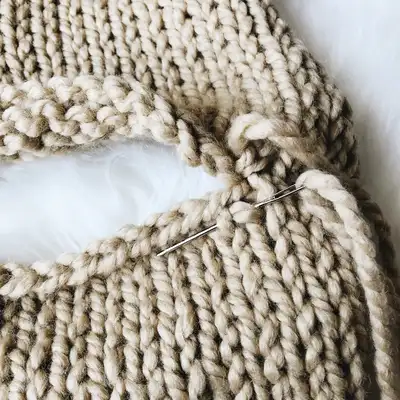 The Cannady Cardigan Pattern step 4 - final assembly and finishing