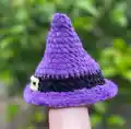 No Sew Ghosts Wearing Hats Amigurumi Pattern step 3 - details and accessories