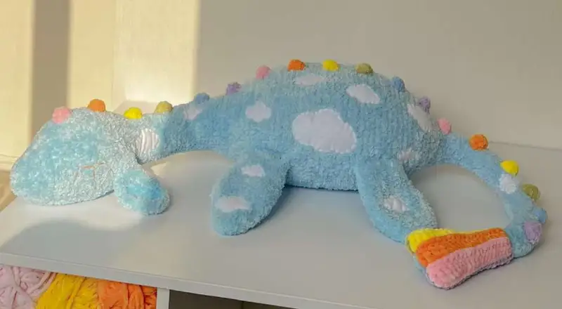 Free Intermediate crochet pattern: Cuddly Nessie Monster Amigurumi Pattern - Easy to follow tutorial