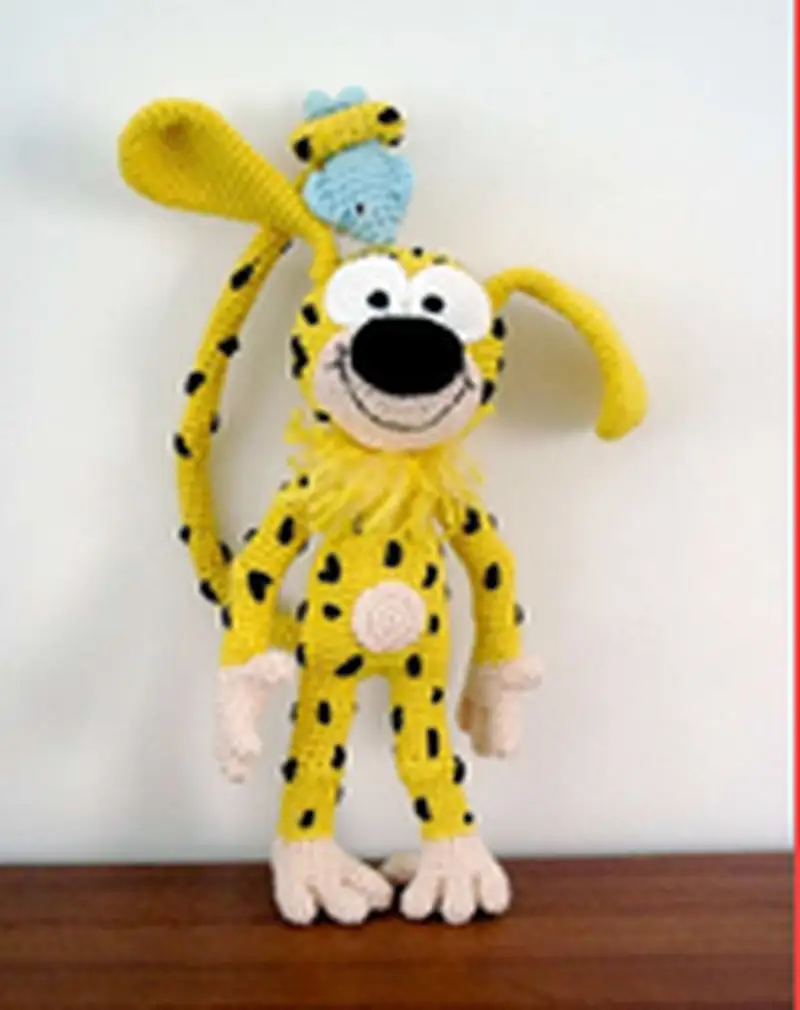 Free Intermediate crochet pattern: Marsupilami Amigurumi Pattern - Easy to follow tutorial