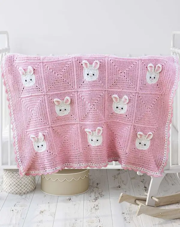 Bunny Baby Blanket Pattern