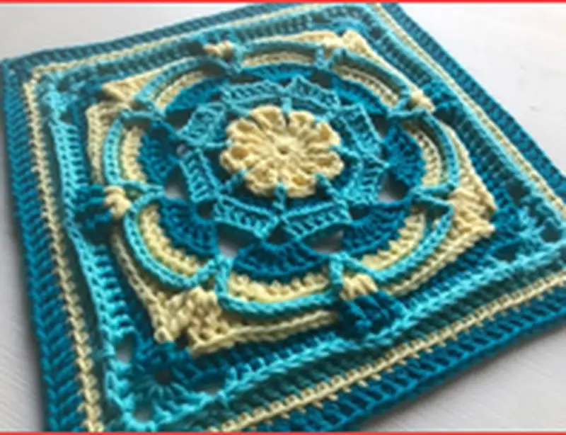 Free crochet pattern: Margaret Square Pattern - Intermediate level tutorial