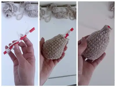 Disy: the bear Amigurumi Pattern step 3 - details and accessories
