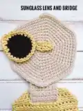 Crochet Girl Portrait Pattern step 3 - details and accessories