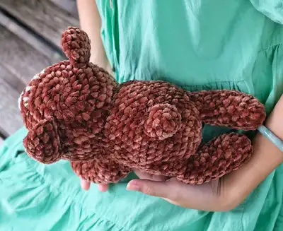 My little Bear Amigurumi Pattern step 3 - details and accessories