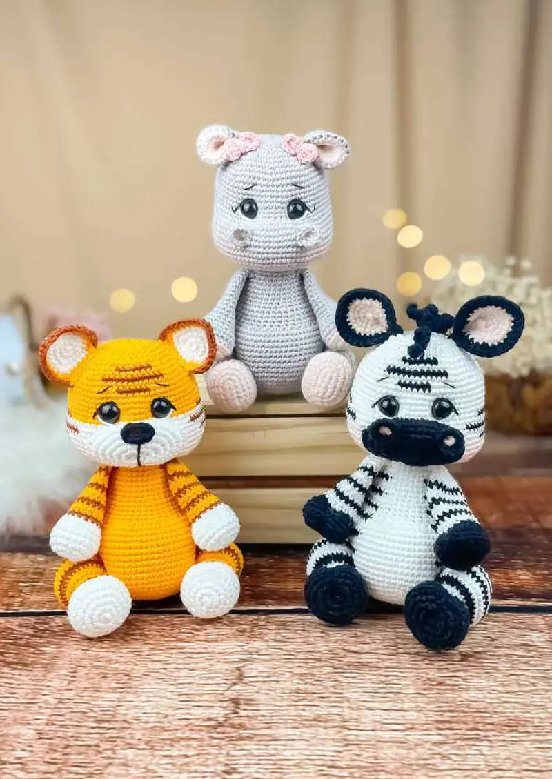 Free Intermediate crochet pattern: Benjamin Tiger Amigurumi Pattern - Easy to follow tutorial