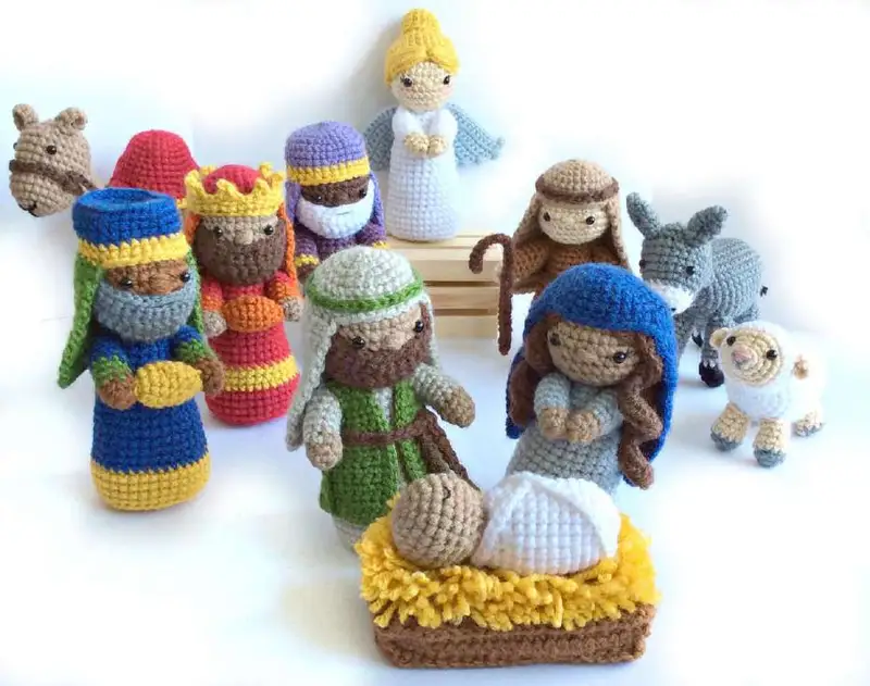 Free Intermediate crochet pattern: Nativity Crochet Pattern - Easy to follow tutorial