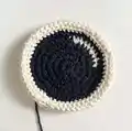 The Camera Crochet Bag & Purse Pattern step 2 - assembly progress