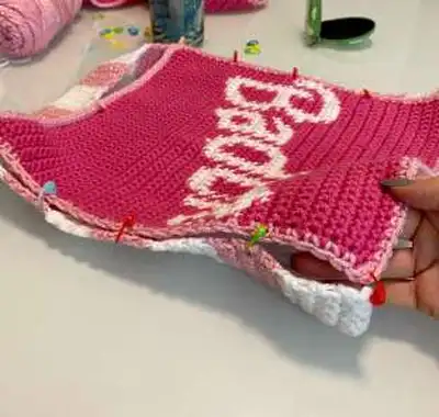 Baddie Barbie Bag Pattern step 4 - final assembly and finishing