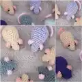 Sugar Mice Amigurumi Pattern step 3 - details and accessories