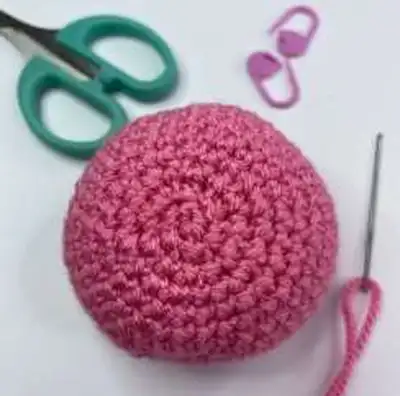 Dragonfruiteratops Amigurumi Pattern step 3 - details and accessories