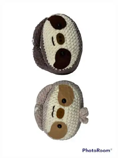 Giant Sloth Amigurumi Pattern step 4 - final assembly and finishing