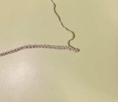 Bag with beads Amigurumi Pattern step 2 - assembly progress