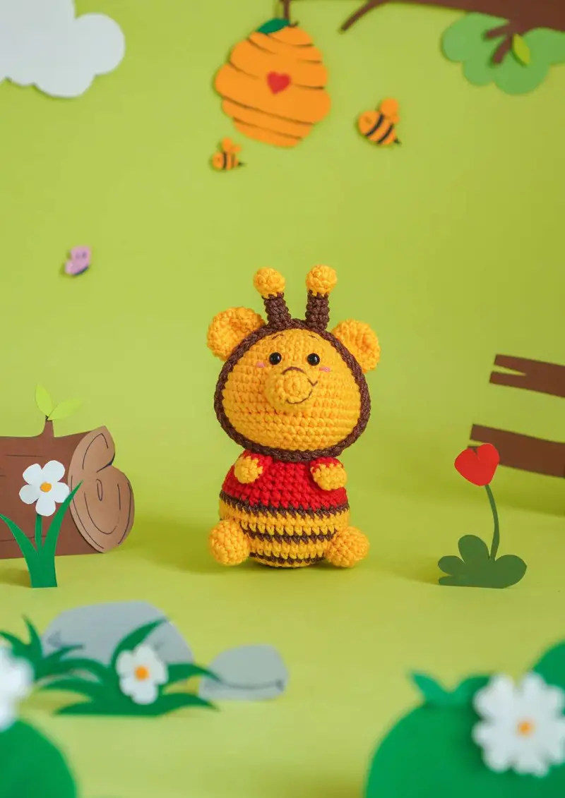 Free Intermediate crochet pattern: Winnie The Pooh & Friends Amigurumi Pattern - Easy to follow tutorial