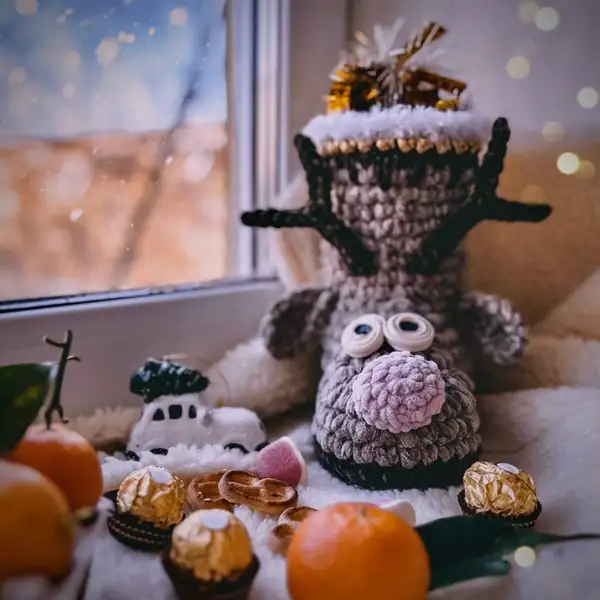Crazy Deer Slipper Pattern