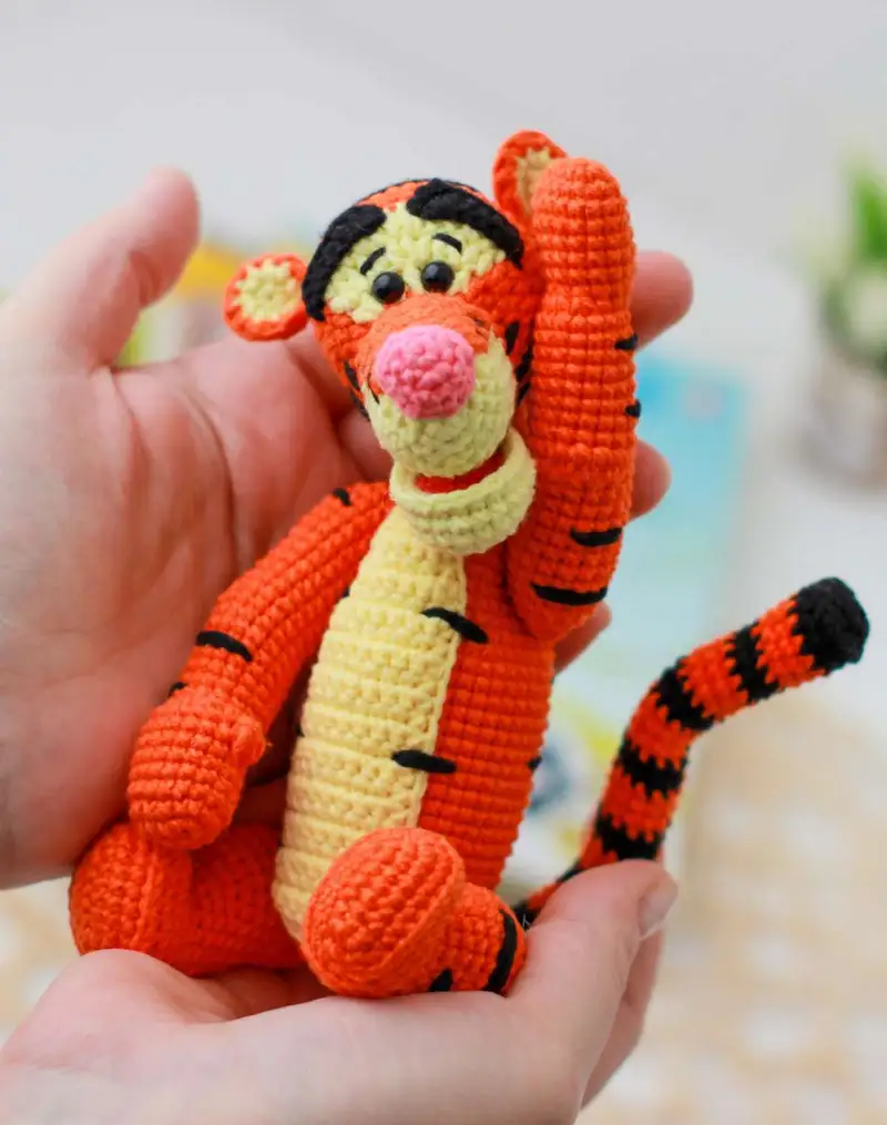 Free Intermediate crochet pattern: Tigger Amigurumi Pattern - Easy to follow tutorial