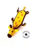 Zakladka Zyrafa Amigurumi Pattern step 3 - details and accessories