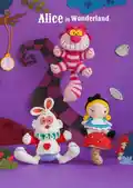Alice in Wonderland Amigurumi Pattern step 1 - construction progress