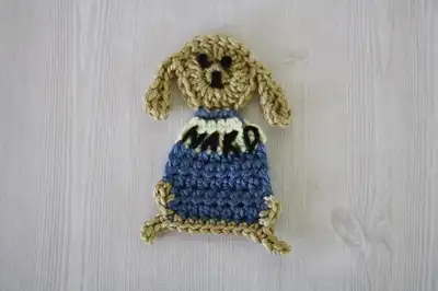 The Office Appliques Pattern step 1 - construction progress