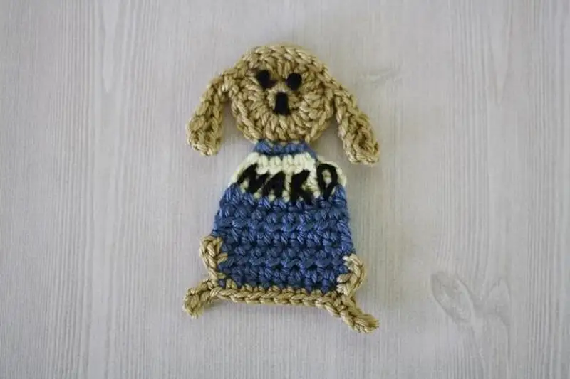 Free Intermediate crochet pattern: The Office Appliques Pattern - Easy to follow tutorial