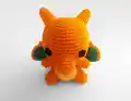 Charmander Trio Amigurumi Pattern step 4 - final assembly and finishing