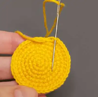 Puppy Corgi Amigurumi Pattern step 4 - final assembly and finishing