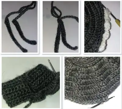 Ballerina Doll Amigurumi Pattern step 4 - final assembly and finishing